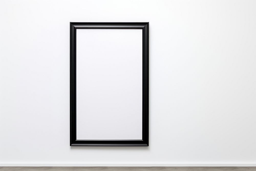 Exhibition frame black architecture. AI generated Image by rawpixel.