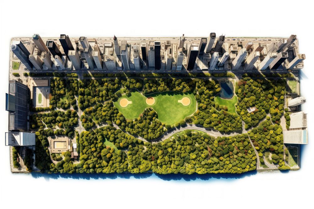 Central park architecture outdoors plant. AI generated Image by rawpixel.