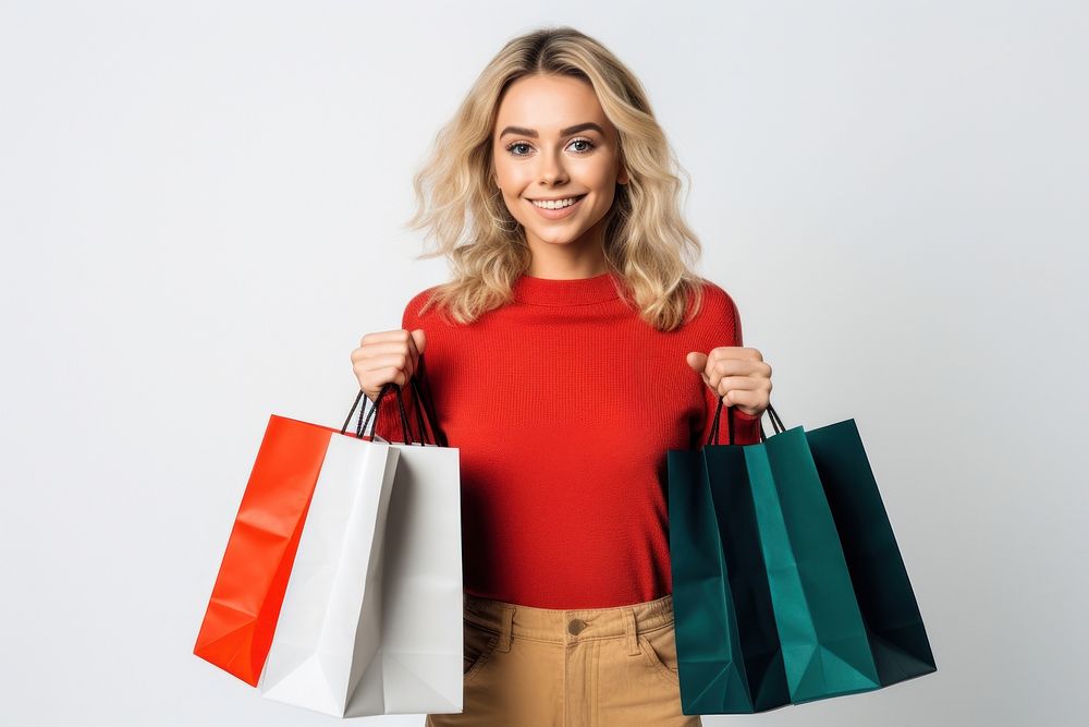 Shopping bags handbag holding adult. AI generated Image by rawpixel.