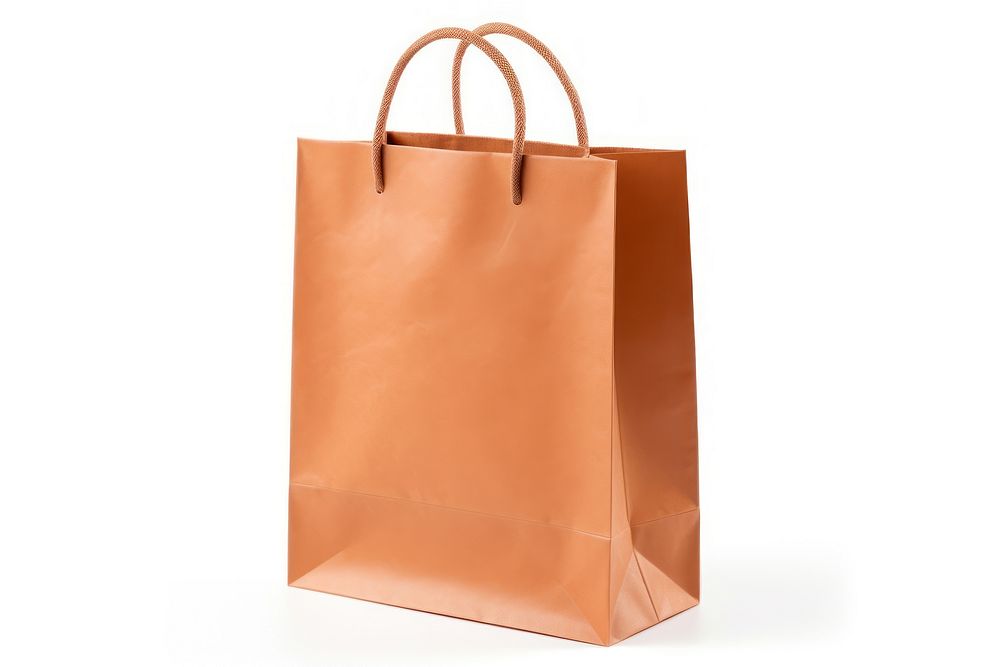 Shopping bag handbag white background accessories. AI generated Image by rawpixel.