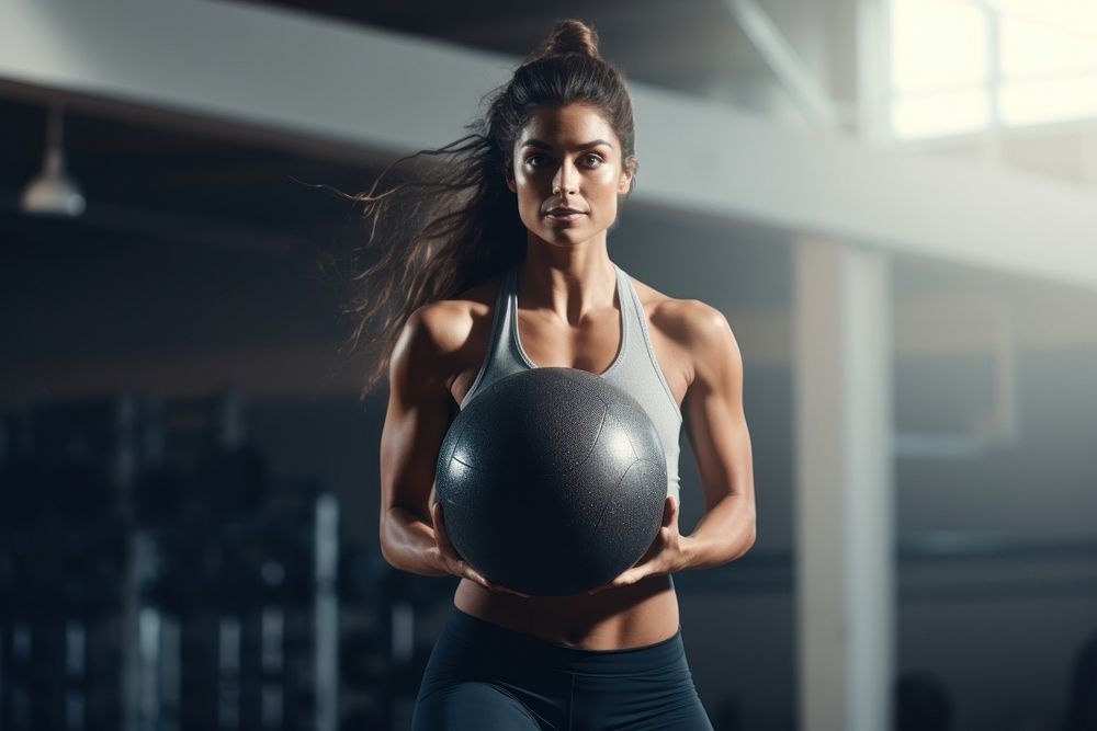 Workout sports gym fitness. AI generated Image by rawpixel.