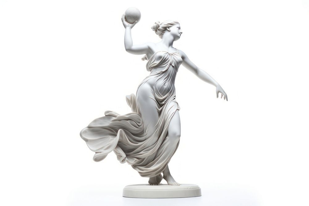Venus statue sculpture figurine white. AI generated Image by rawpixel.