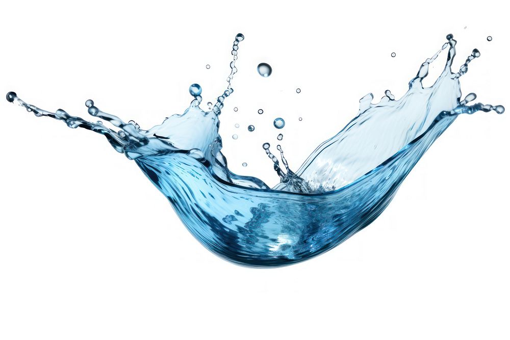 Water splash white background refreshment accessories. AI generated Image by rawpixel.