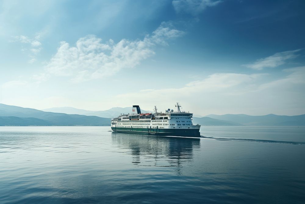 Ferries outdoors vehicle nature. AI generated Image by rawpixel.