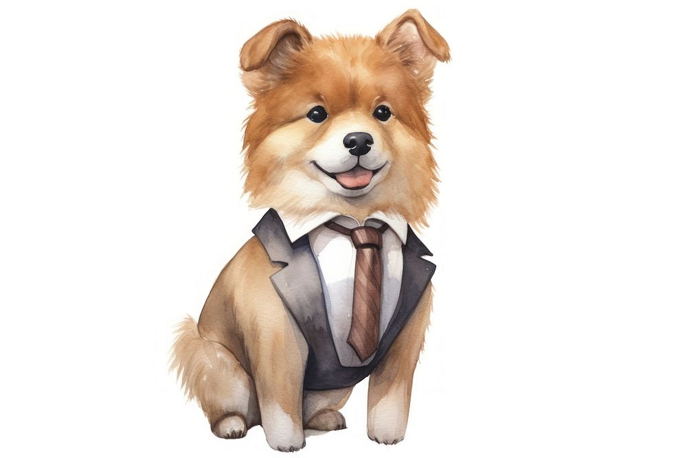 Dog business animal mammal pet. AI generated Image by rawpixel.