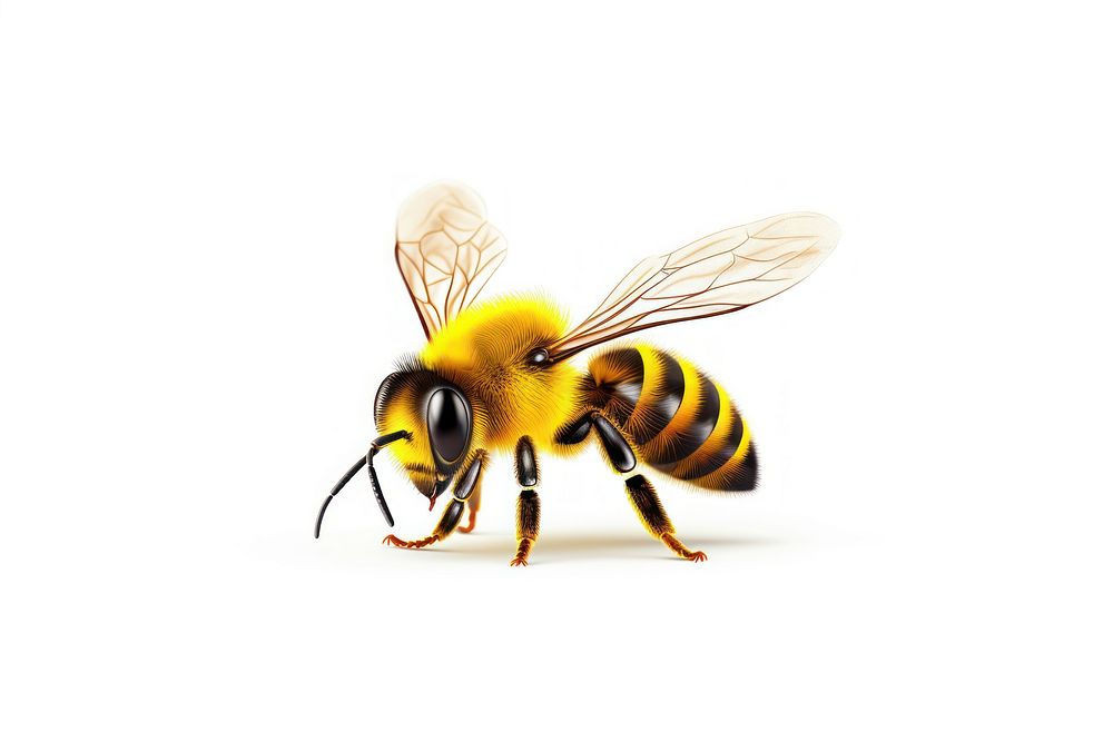 Bee bee animal insect. AI generated Image by rawpixel.