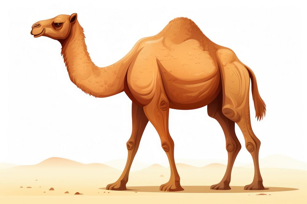 Camel mammal outdoors dinosaur. AI generated Image by rawpixel.