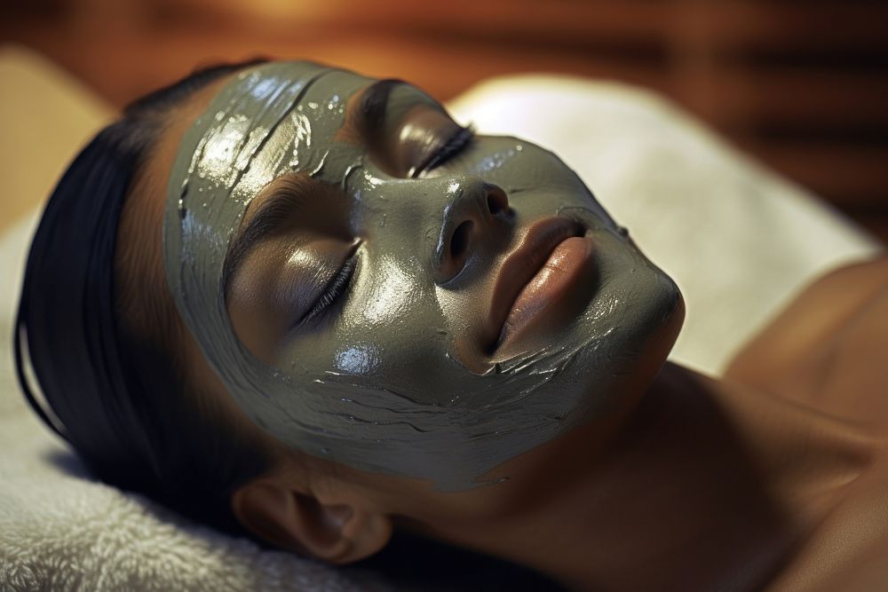 Young woman relaxation headshot portrait. 