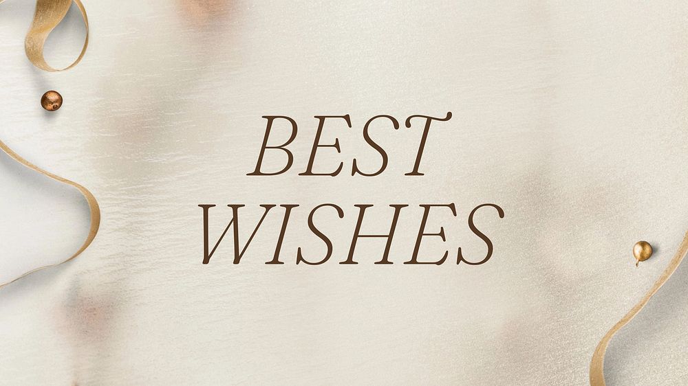 Best wishes  blog banner template