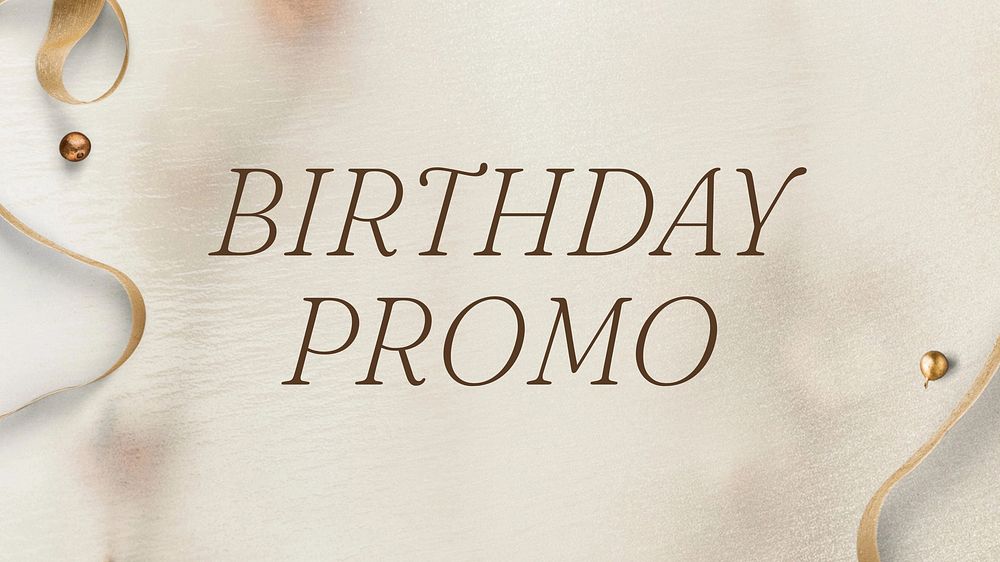 Special promotion blog banner template