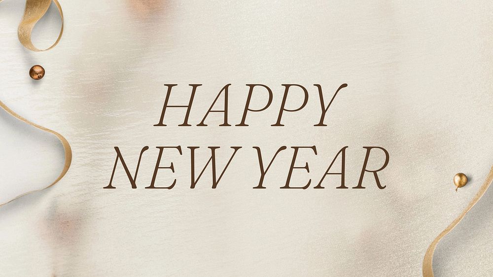 Happy New Year  blog banner template