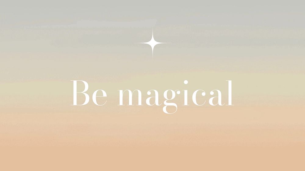 Be magical blog banner template