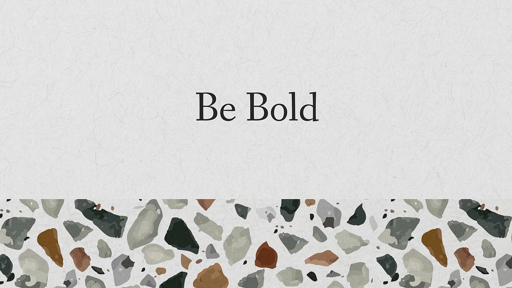 Be bold blog banner template