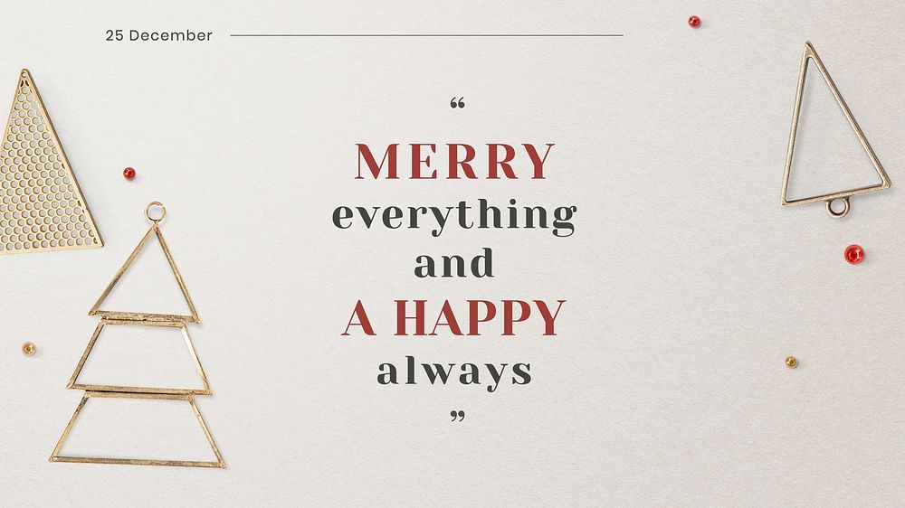Christmas & new year  blog banner template