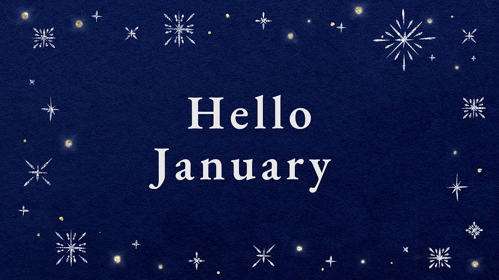 New Year blog banner template