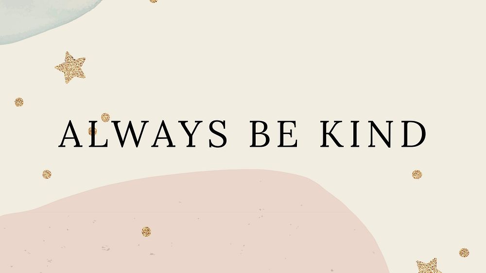 Be kind blog banner template
