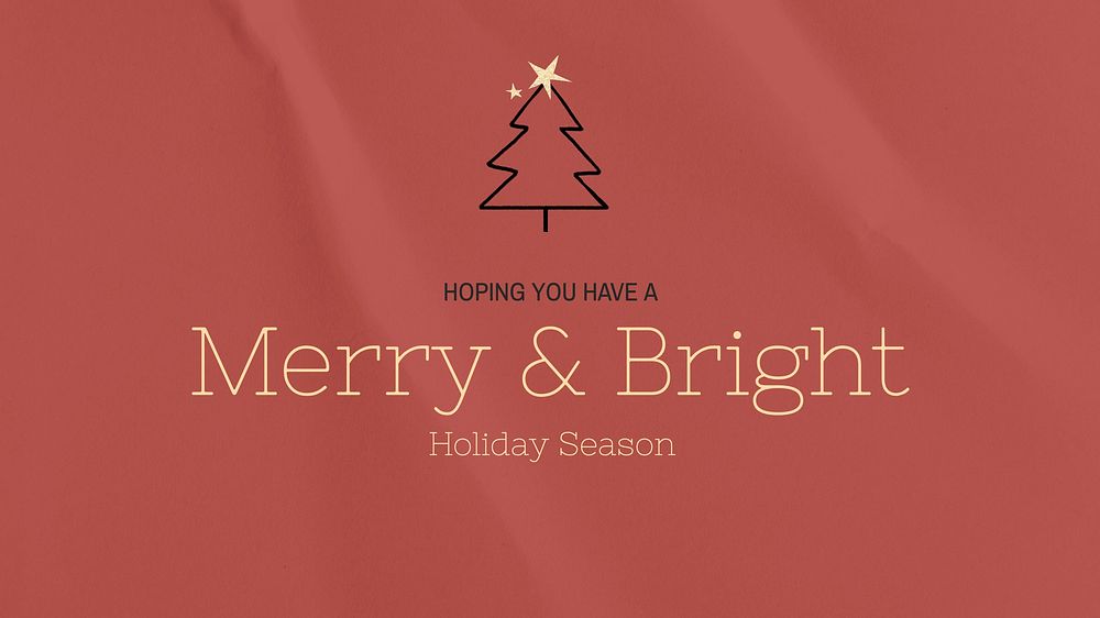 Holiday season  blog banner template