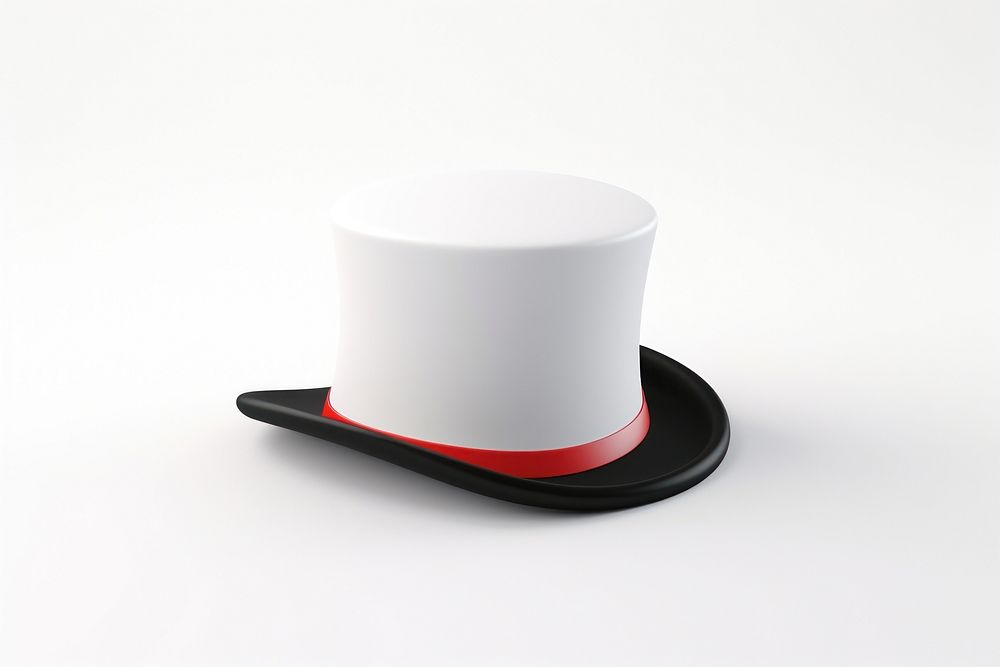 Magician hat white background headwear clothing. AI generated Image by rawpixel.