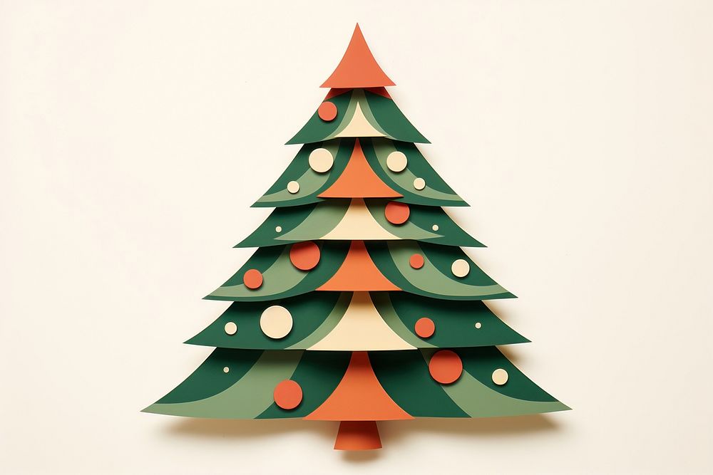Classic christmas tree anticipation celebration creativity. AI generated Image by rawpixel.