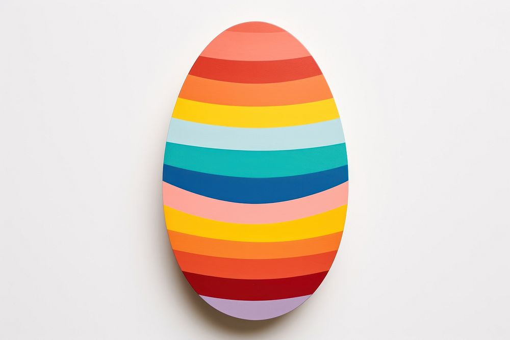 Easter egg white background creativity recreation. AI generated Image by rawpixel.