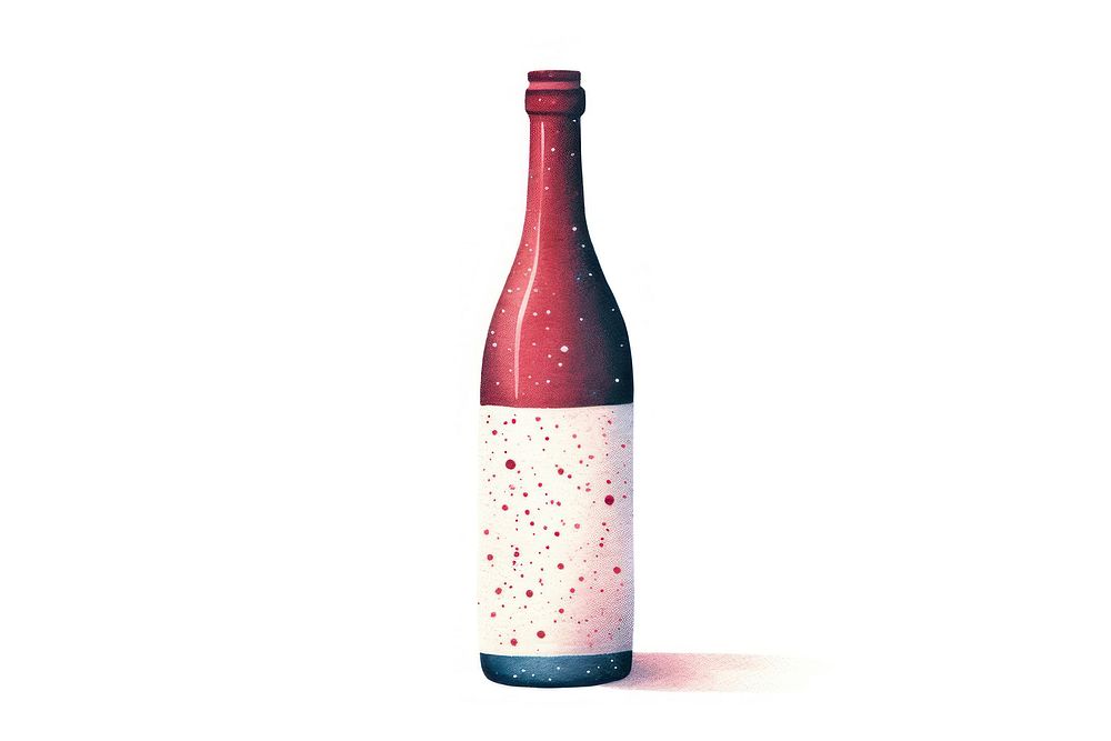 Bottle wine drink red. AI generated Image by rawpixel.