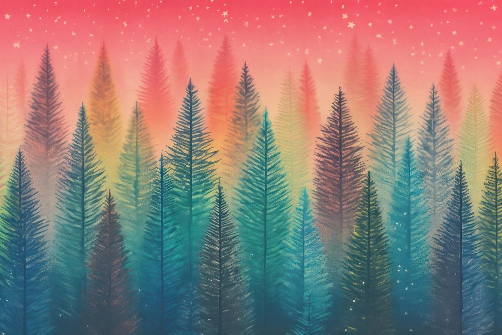 Vintage Christmas style backgrounds landscape abstract. AI generated Image by rawpixel.