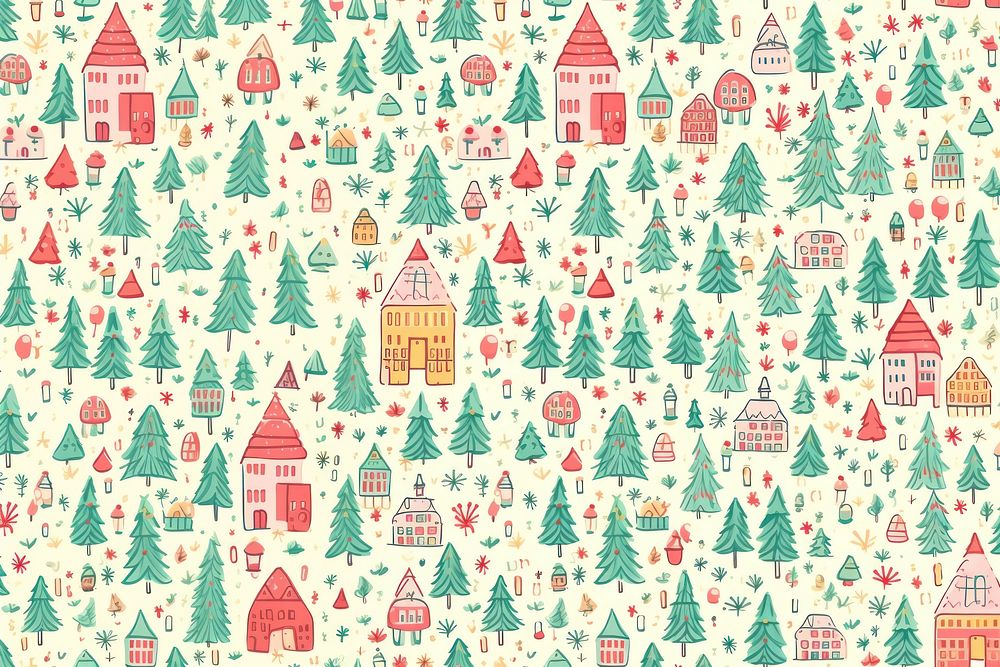Christmas pattern backgrounds architecture. AI generated Image by rawpixel.