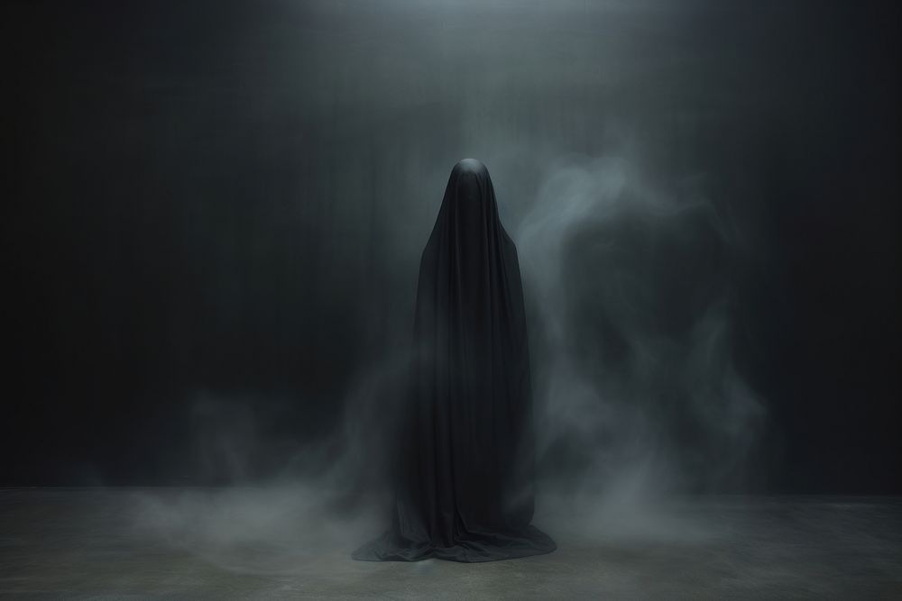 Ghost adult black spirituality. AI generated Image by rawpixel.