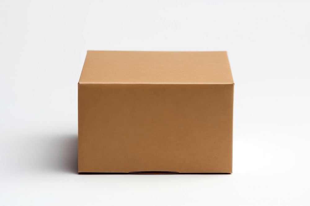 Craft-paper bag box cardboard carton. AI generated Image by rawpixel.