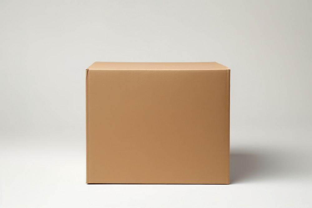 Craft-paper bag box cardboard carton. AI generated Image by rawpixel.