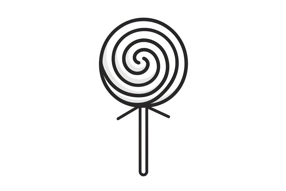 Candy lollipop spiral line. AI generated Image by rawpixel.