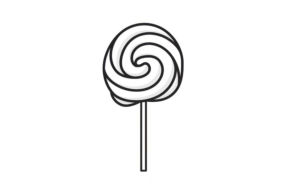 Candy lollipop line food. AI generated Image by rawpixel.