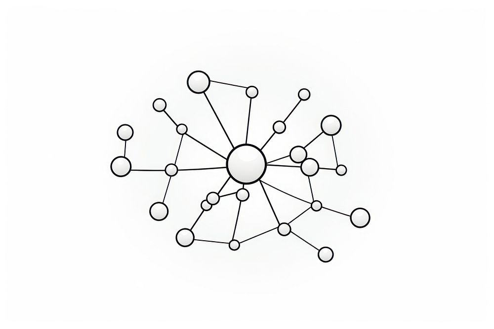 Internet network backgrounds diagram line. AI generated Image by rawpixel.