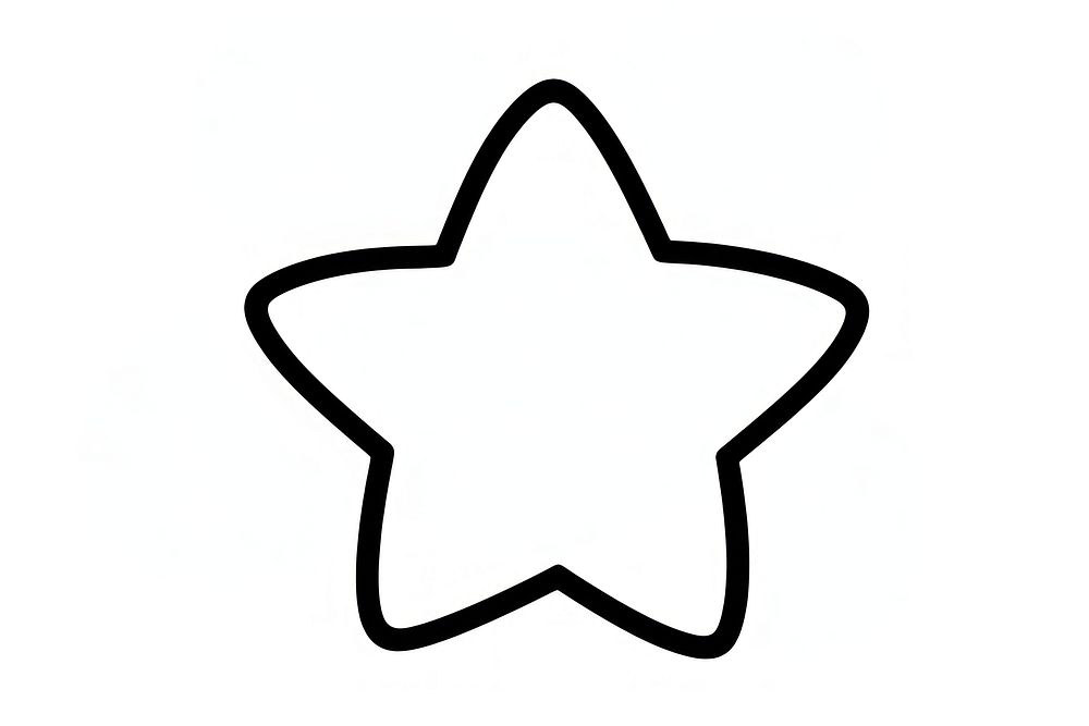 Star symbol white black. AI | Premium Photo Illustration - rawpixel