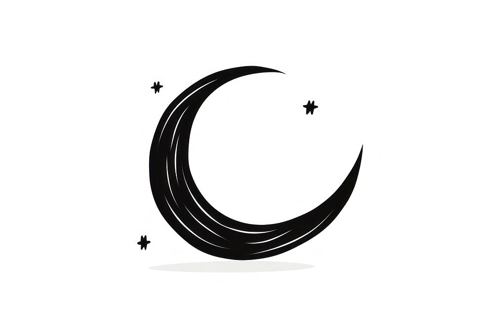 Moon astronomy night black. AI generated Image by rawpixel.