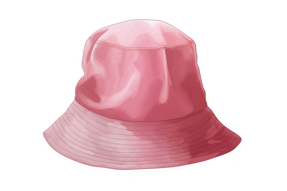 Bucket hat white background headgear headwear. AI generated Image by rawpixel.