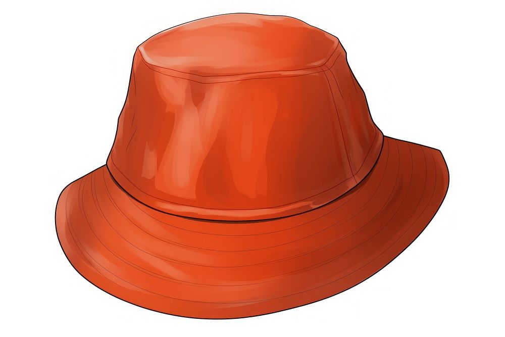 Bucket hat white background protection headwear. AI generated Image by rawpixel.