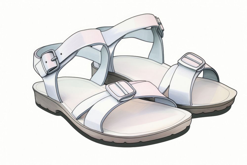 Sandals footwear flip-flops furniture. AI generated Image by rawpixel.