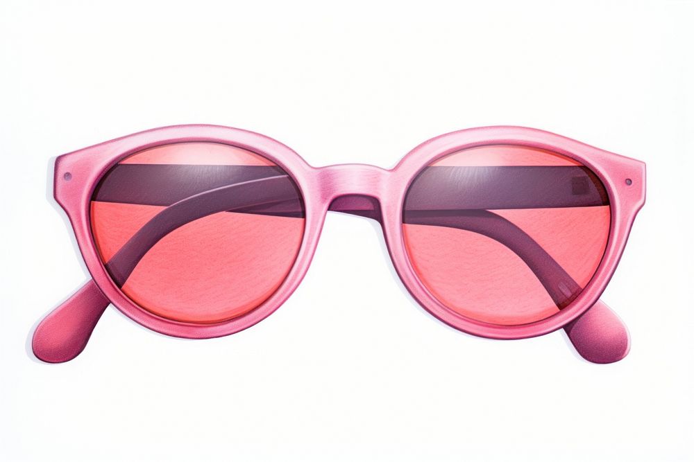 Retro Fashion Sunglasses sunglasses fashion red. AI generated Image by rawpixel.