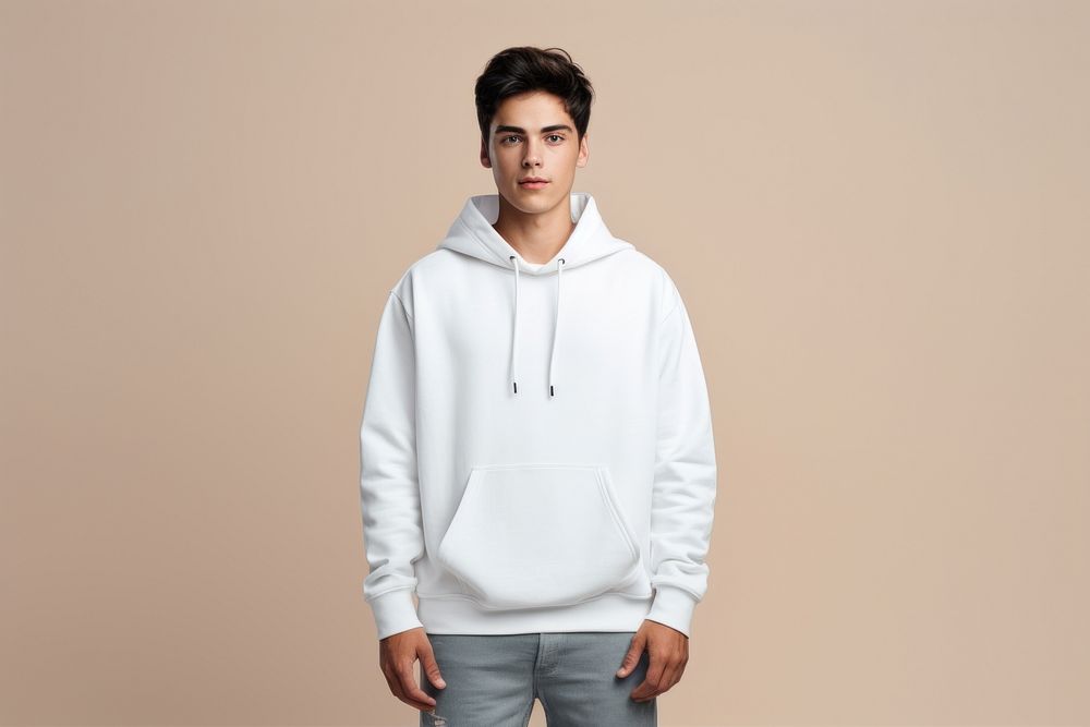 Hood sweatshirt portrait hoodie. AI generated Image by rawpixel.