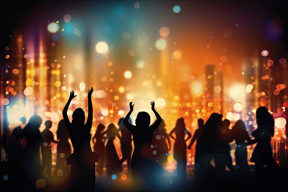 Celebration nightlife nightclub concert. AI generated Image by rawpixel.
