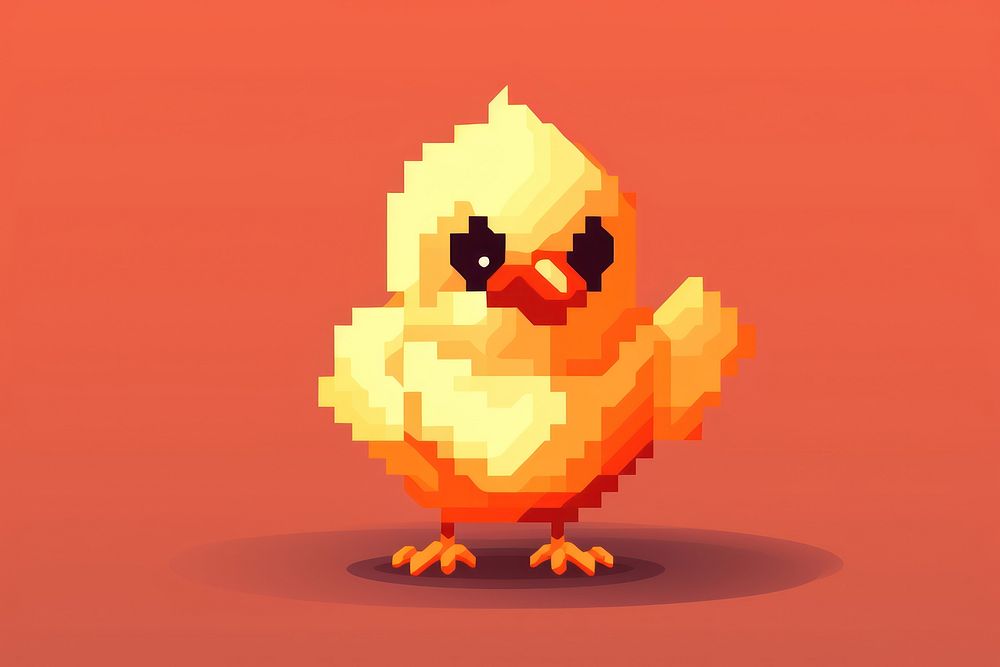 Cute chicken animal bird representation. AI generated Image by rawpixel.