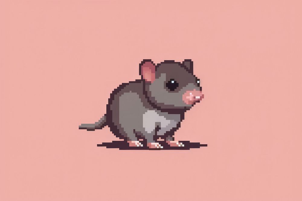 Cute rat animal mammal muroidea. AI generated Image by rawpixel.