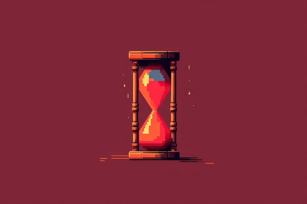 Hourglass hourglass technology darkness. AI generated Image by rawpixel.