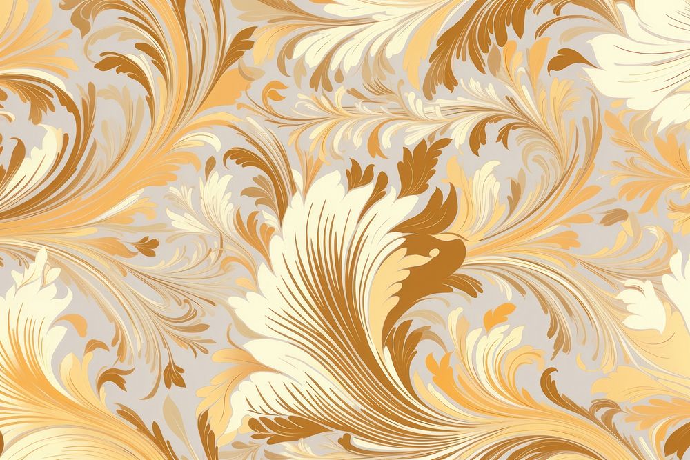 Vintage pattern muted gold backgrounds creativity decoration. AI generated Image by rawpixel.