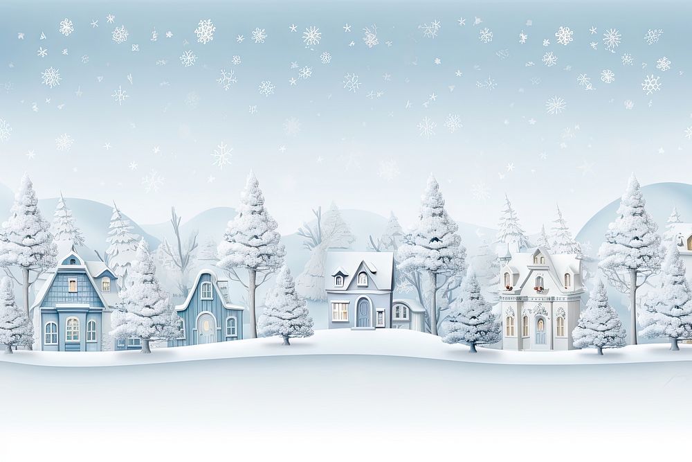 Christmas landscape winter christmas. AI generated Image by rawpixel.