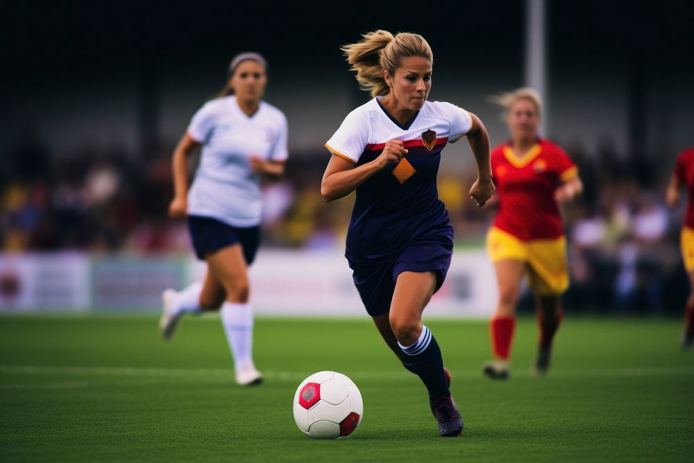 Sports soccer football determination. Premium Photo rawpixel