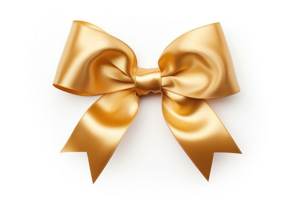 Ribbon gold decoration christmas. AI generated Image by rawpixel.