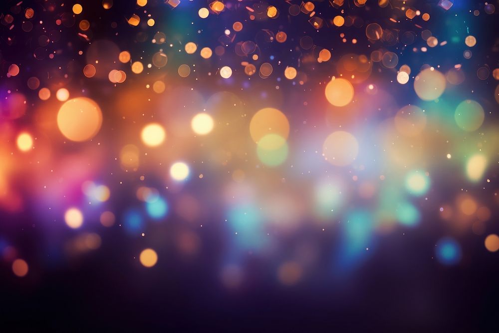 Bokeh light night backgrounds. AI generated Image by rawpixel.