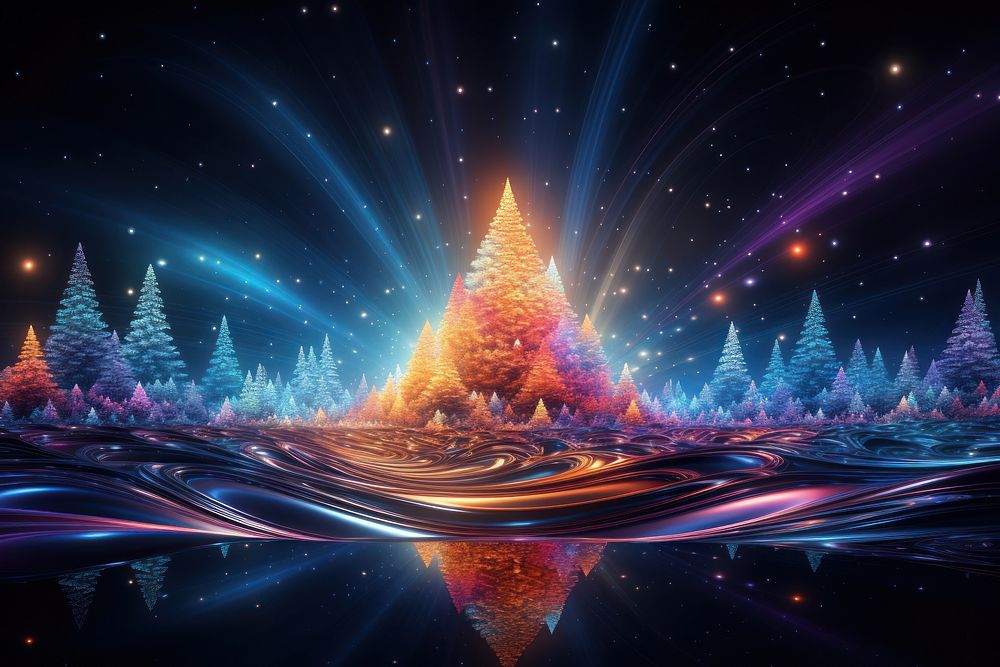 Christmas abstract pattern nature. AI generated Image by rawpixel.